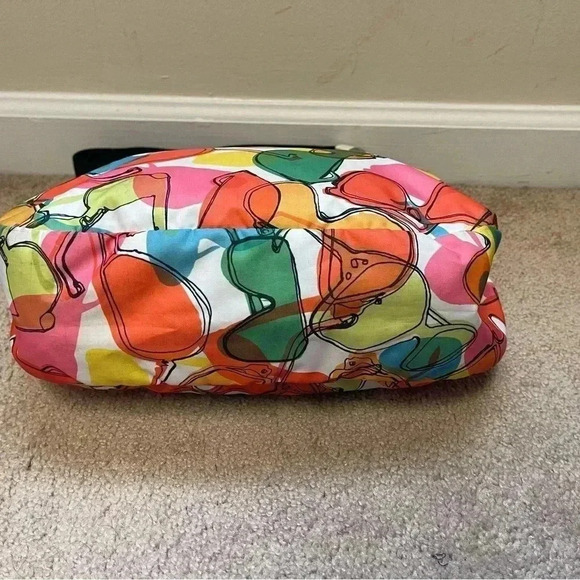 Lesportsac Greta Shades Shoulder Bag Purse, Rainbow Sunglasses, RETIRED - Picture 3 of 11